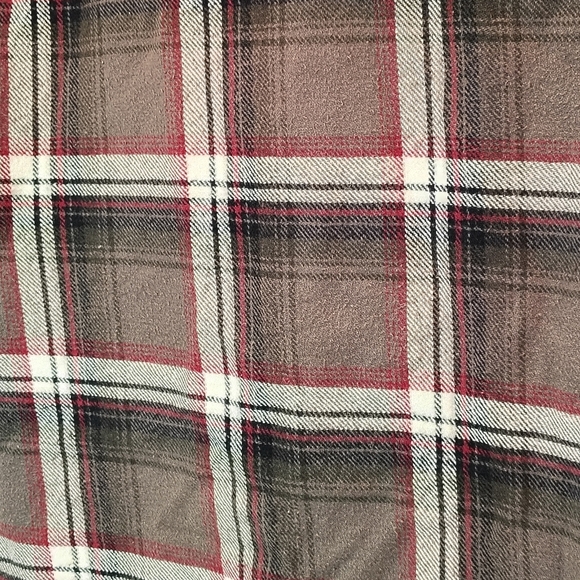 DICKIES LG 42-44 100% COTTON FLANNEL WORK SHIRT GRUNGE DISTRESSED FALL WINTER - Picture 9 of 9